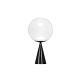 Globe Cone Fat Table Lamp: Opal