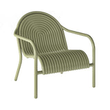 Groove Lounge Chair: Without Cushion + Moss