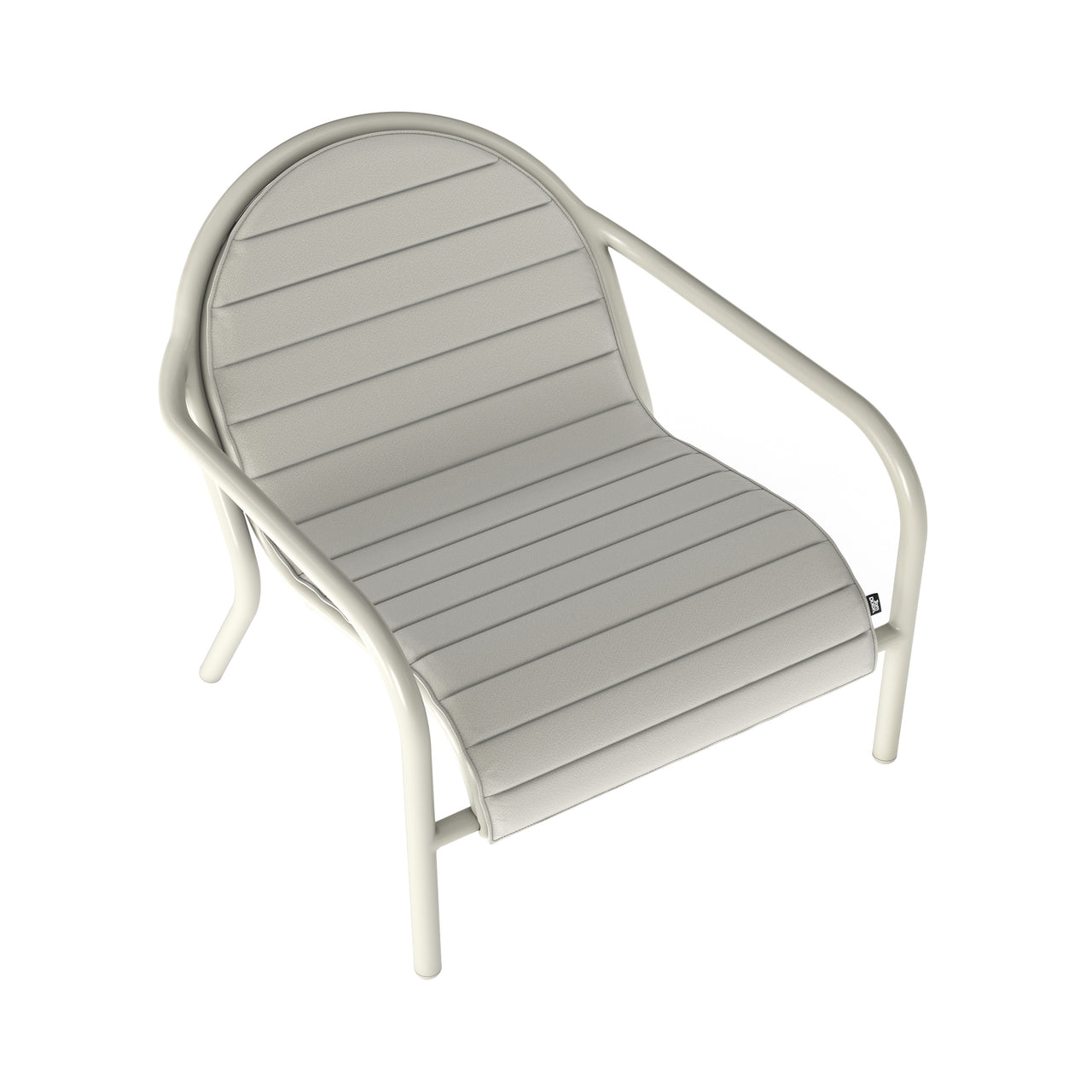 Groove Lounge Chair: With Cushion + Putty