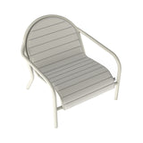 Groove Lounge Chair: With Cushion + Putty