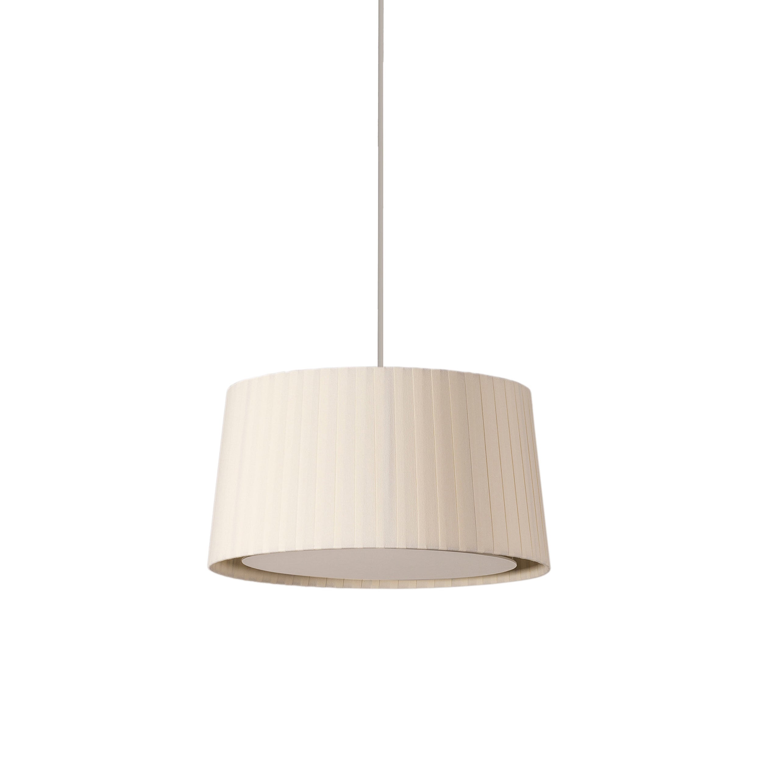 GT6 Pendant Lamp: Natural + White
