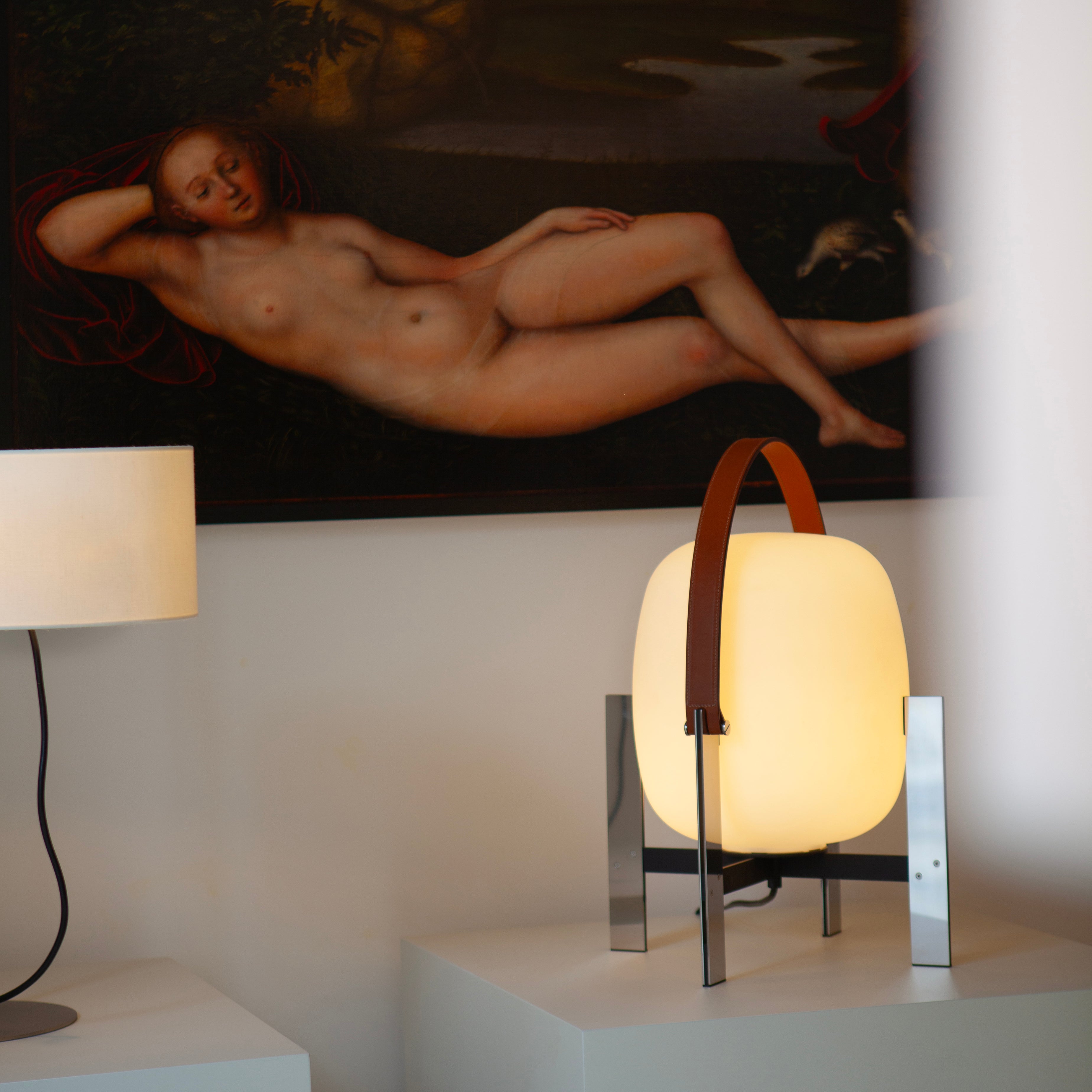 Cesta Metálica Table Lamp