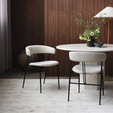 Violin Dining Chair: Fully Upholstered