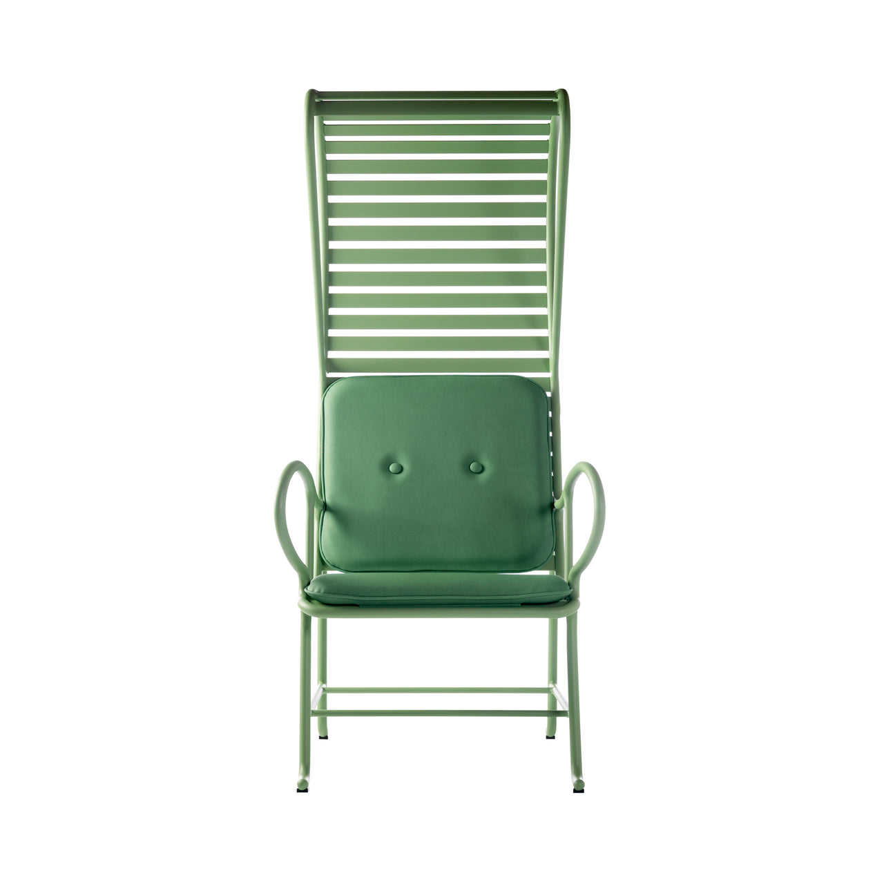 Gardenias Armchair Pergola: Outdoor + Green + With Cushion