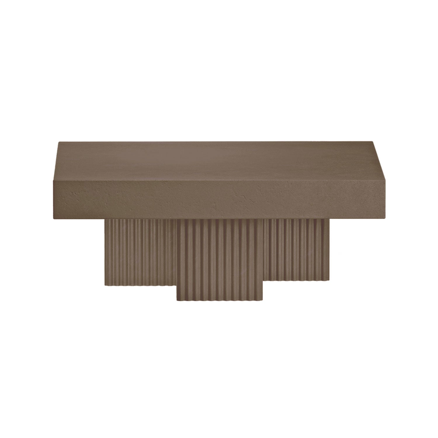 Gear Coffee Table: Square + Clay