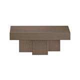 Gear Coffee Table: Square + Clay