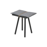 Georg Stool: Black Oak + Light Grey