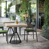 Geronimo Extendable Large Dining Table: Wood