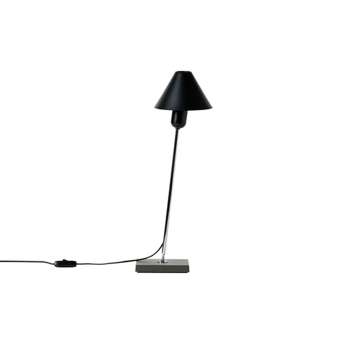 Gira Table Lamp: Black Anodized Aluminum