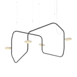 Palindrome Single Pendant: 4 Heads + Glimmer