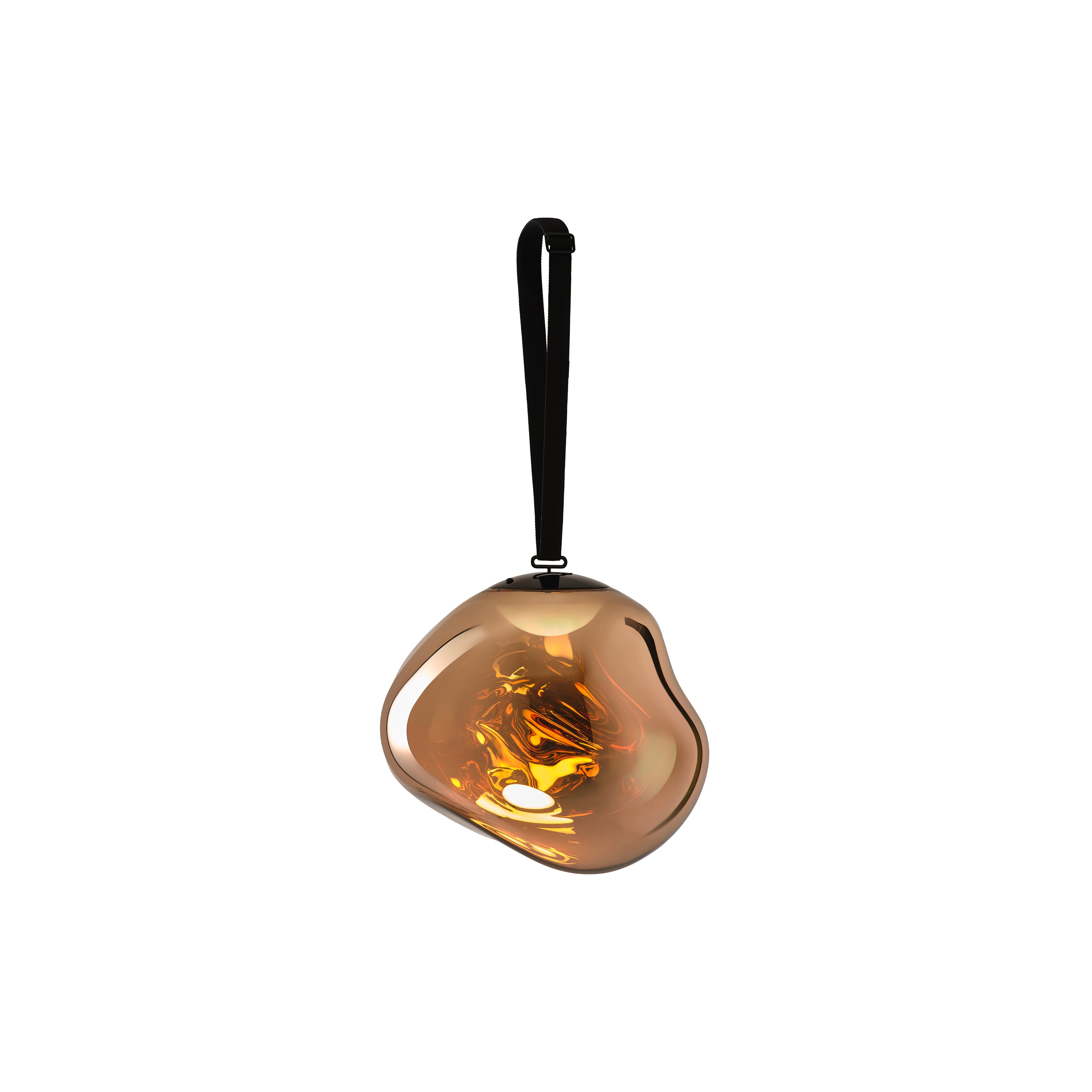 Melt Portable Floor/Hanging Lamp: Gold