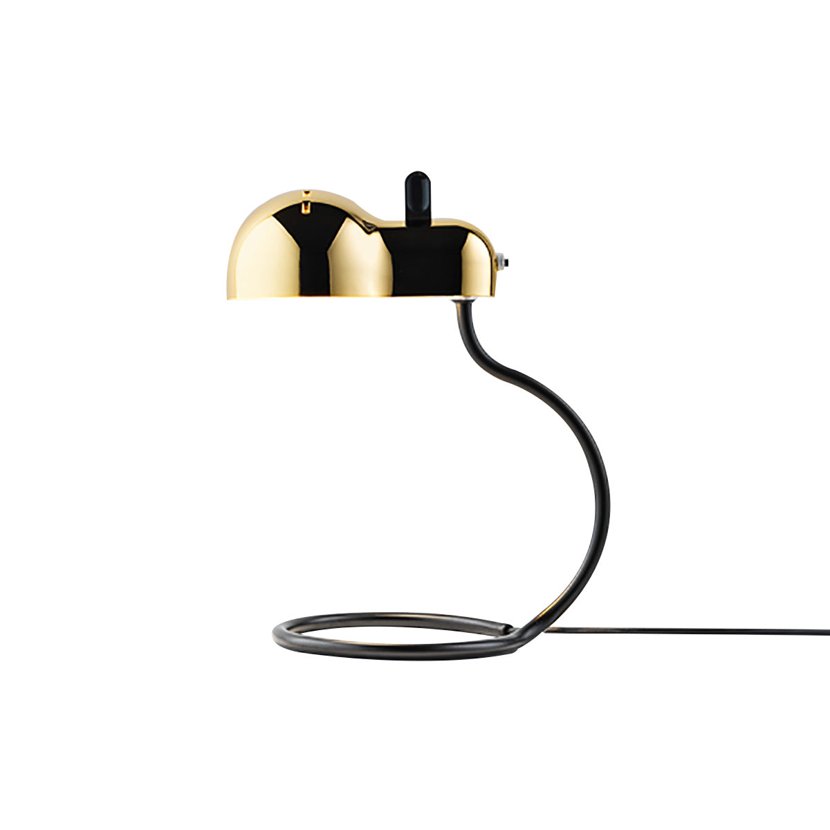 Minitopo Table Lamp: Gold + Black