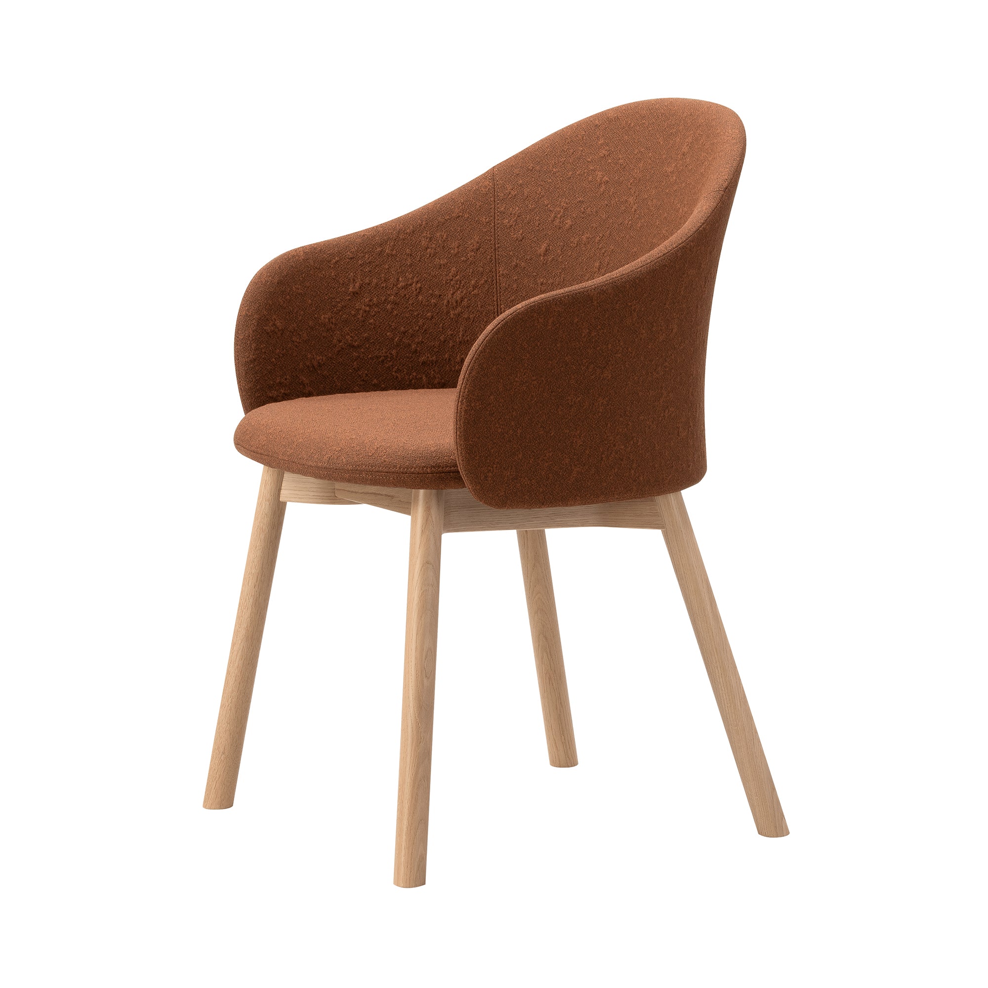 Gomo Armchair: Lacquer Oak