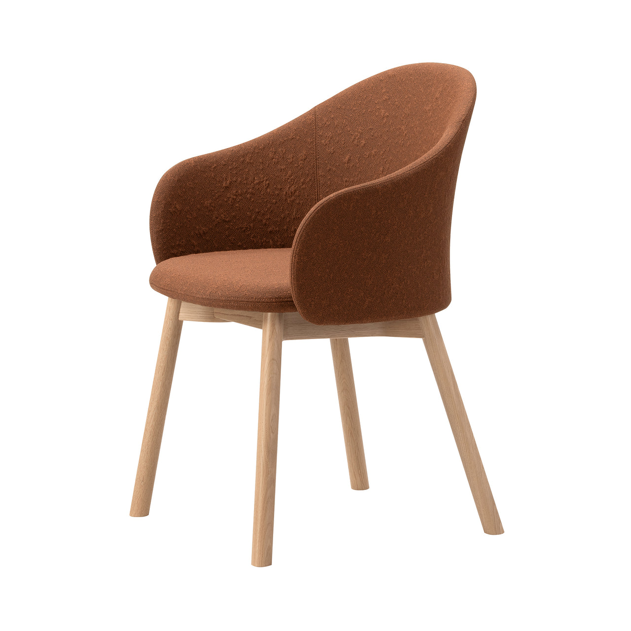 Gomo Armchair: Lacquer Oak