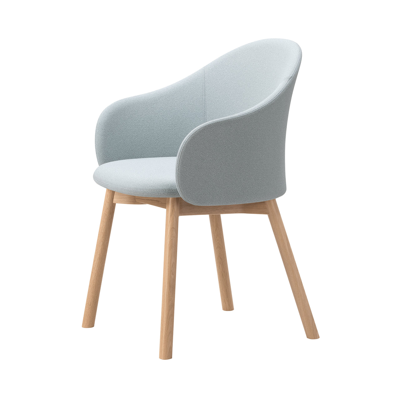 Gomo Armchair: Lacquer Oak