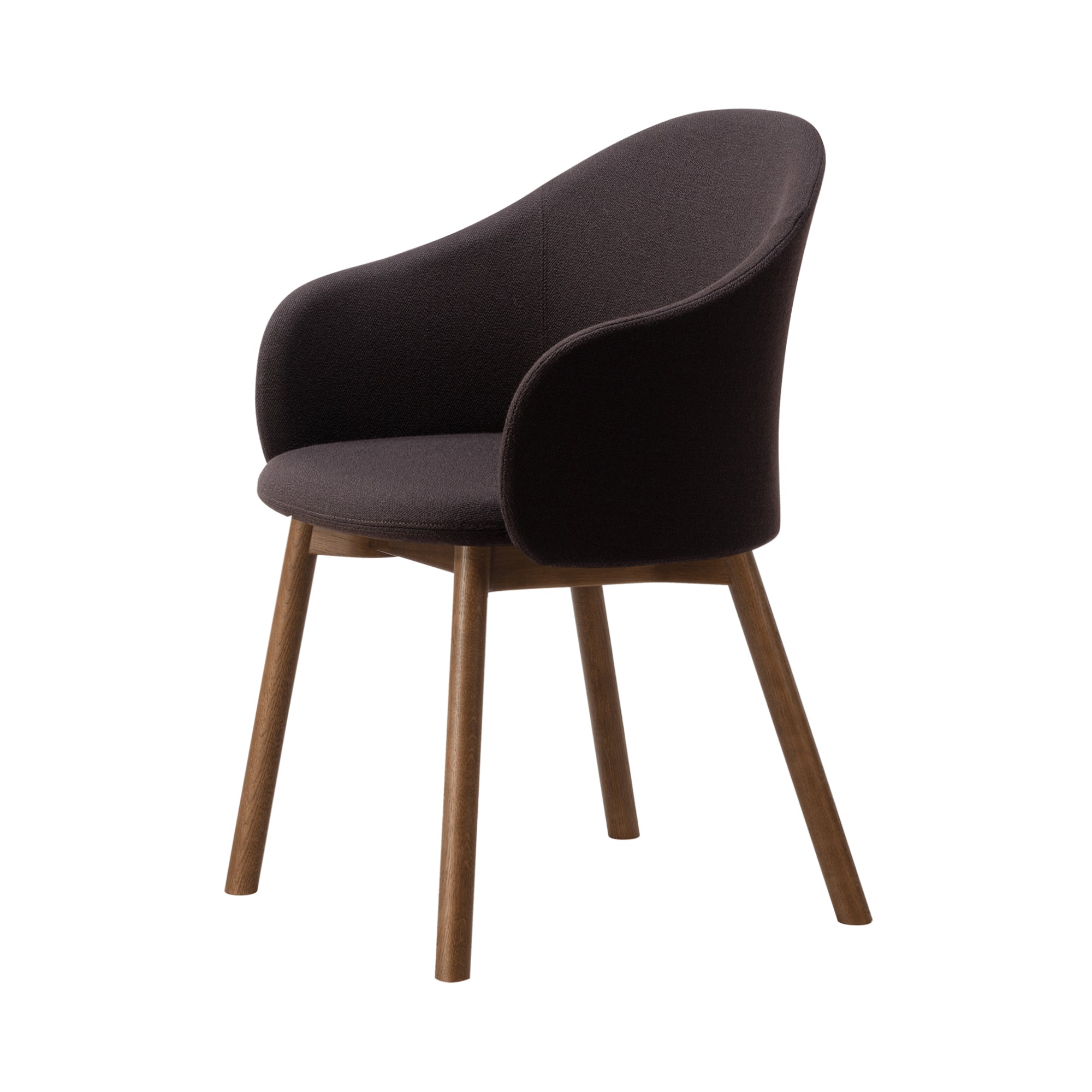 Gomo Armchair: Smoked Oak