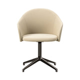 Gomo Armchair: 4 Point Swivel Base + Flint