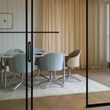 Gomo Armchair: 4 Point Swivel Base + LS