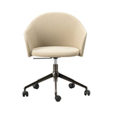 Gomo Armchair: 5 Star Swivel Base + Flint
