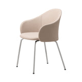 Gomo Armchair: Tube Base + Polished Aluminum