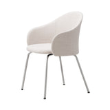 Gomo Armchair: Tube Base + Polished Aluminum
