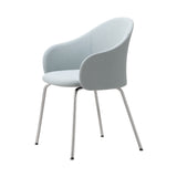 Gomo Armchair: Tube Base + Polished Aluminum