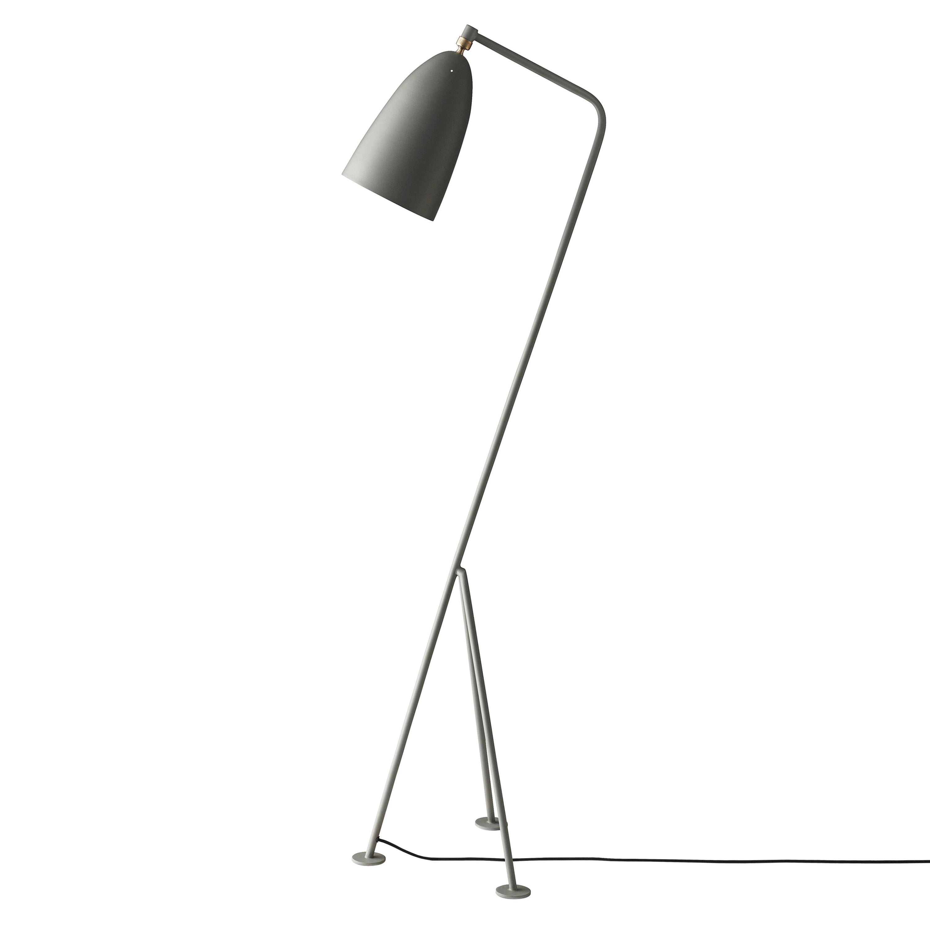 Gräshoppa Floor Lamp: Dusty Blue Semi Matt