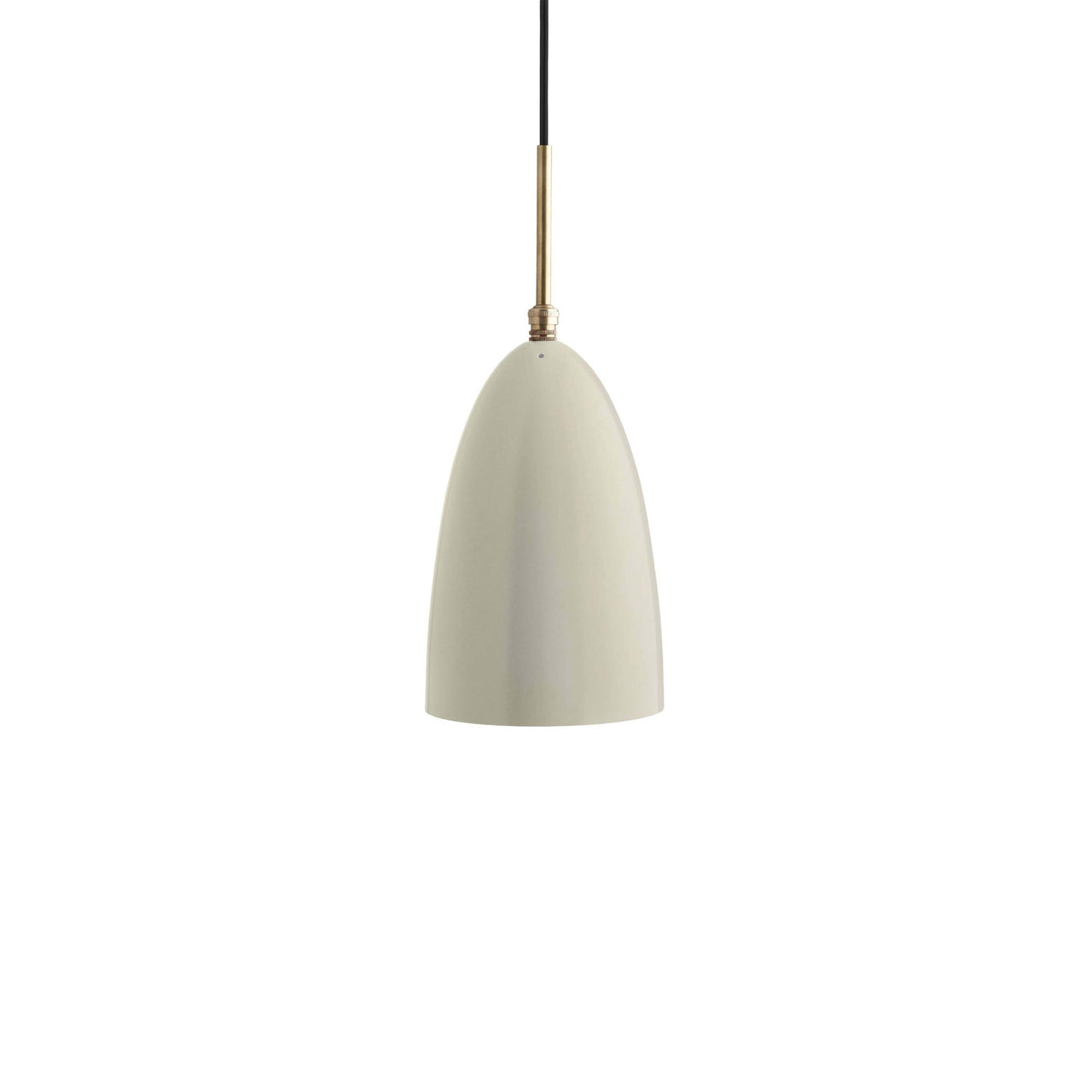 Gräshoppa Pendant: Oyster White Semi Matt