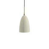 Gräshoppa Pendant: Oyster White Semi Matt