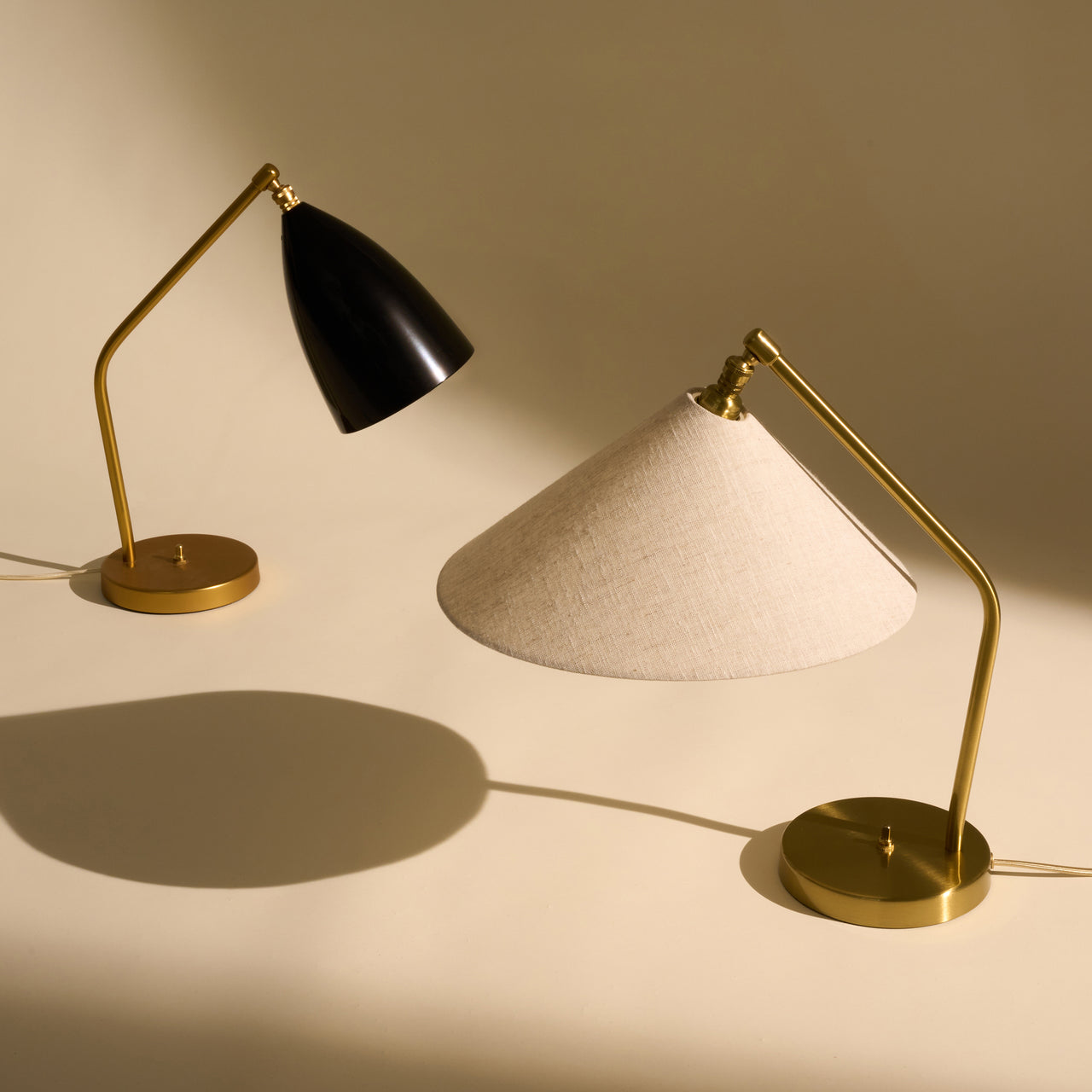 Gräshoppa Table Lamp: Fabric Shade + LS