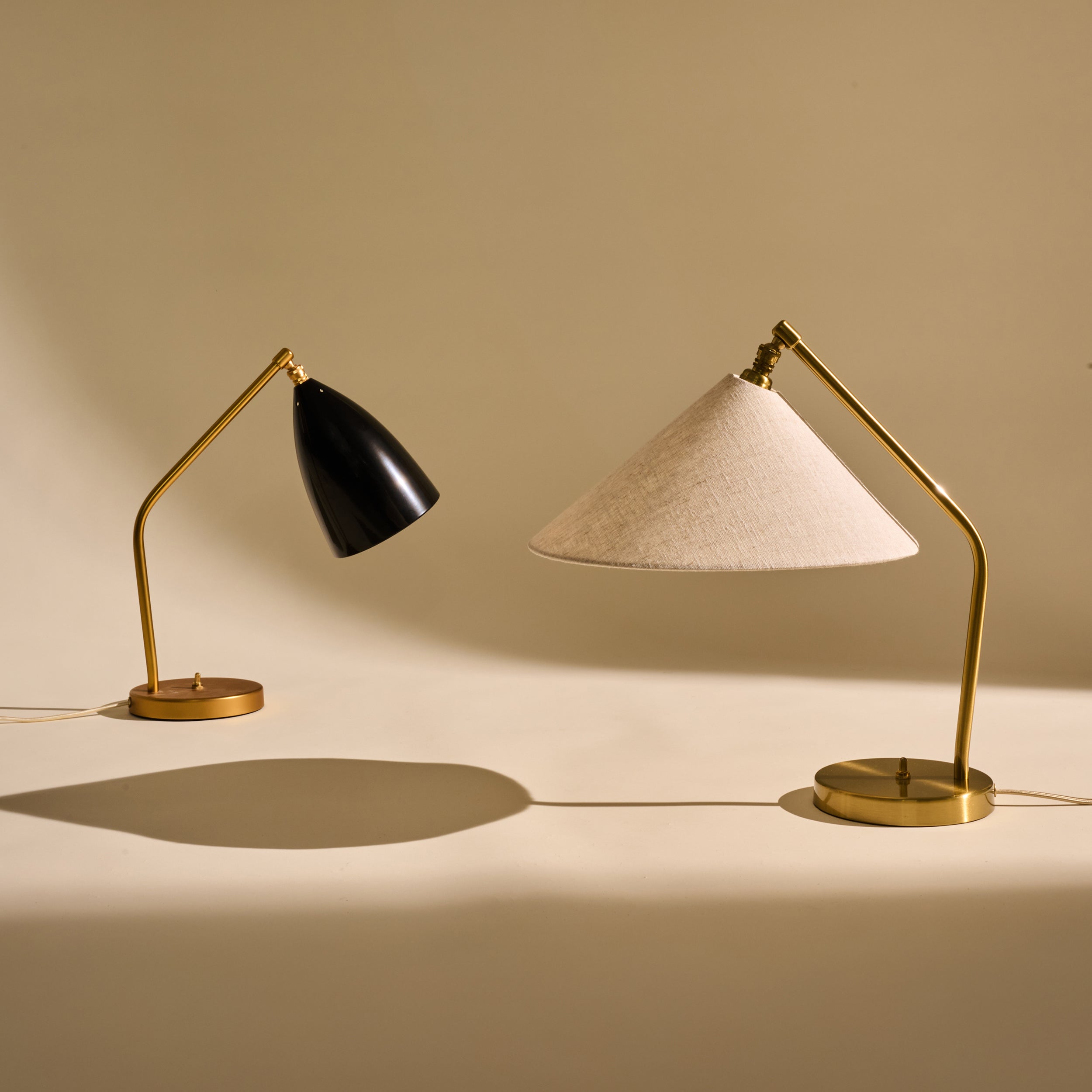 Gräshoppa Table Lamp: Fabric Shade + LS