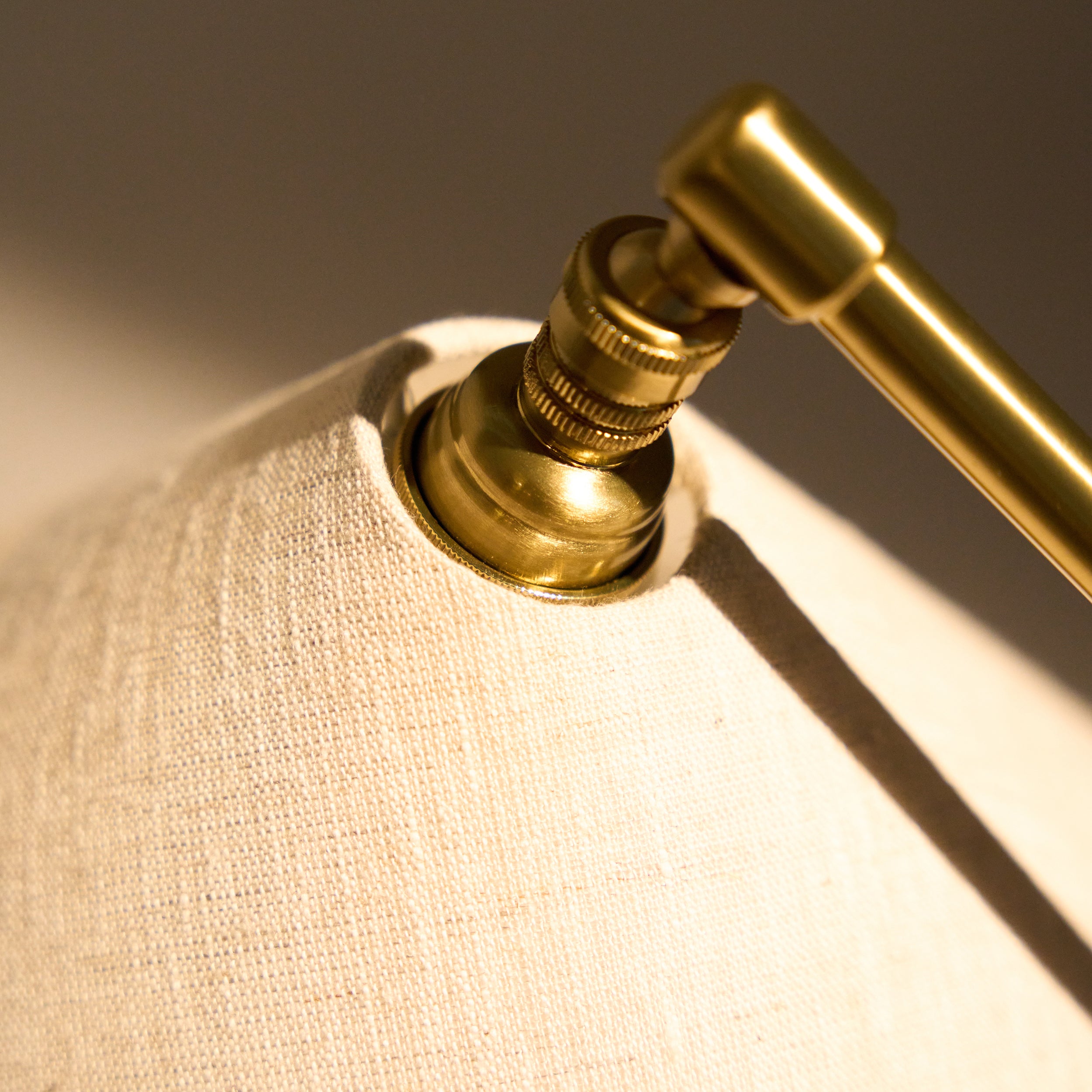 Gräshoppa Table Lamp: Fabric Shade + DI