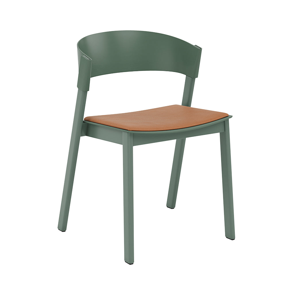 Cover Side Chair: Upholstered + Green
