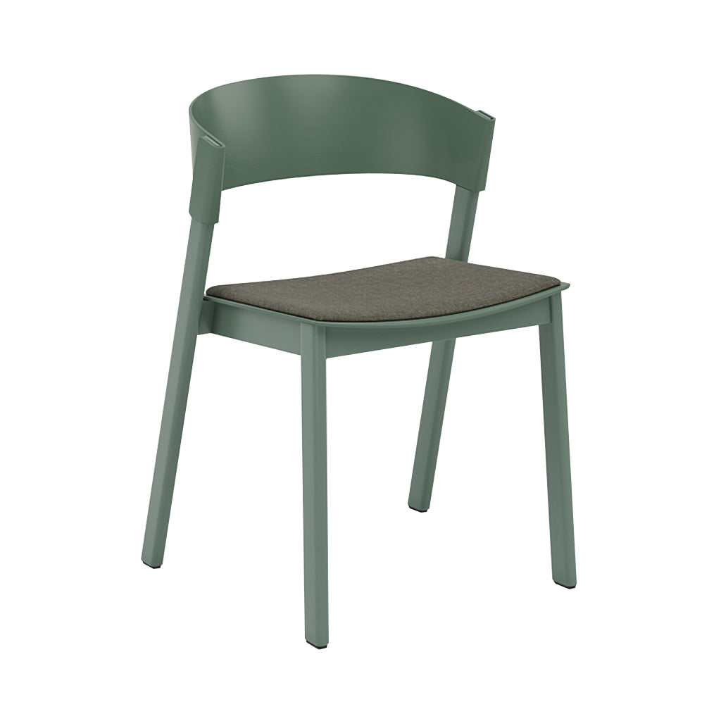 Cover Side Chair: Upholstered + Green