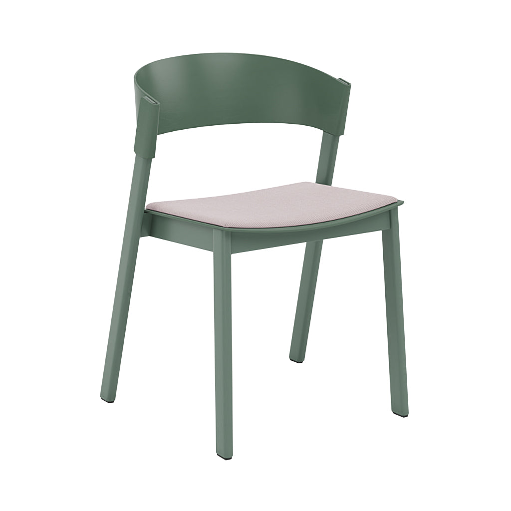 Cover Side Chair: Upholstered + Green