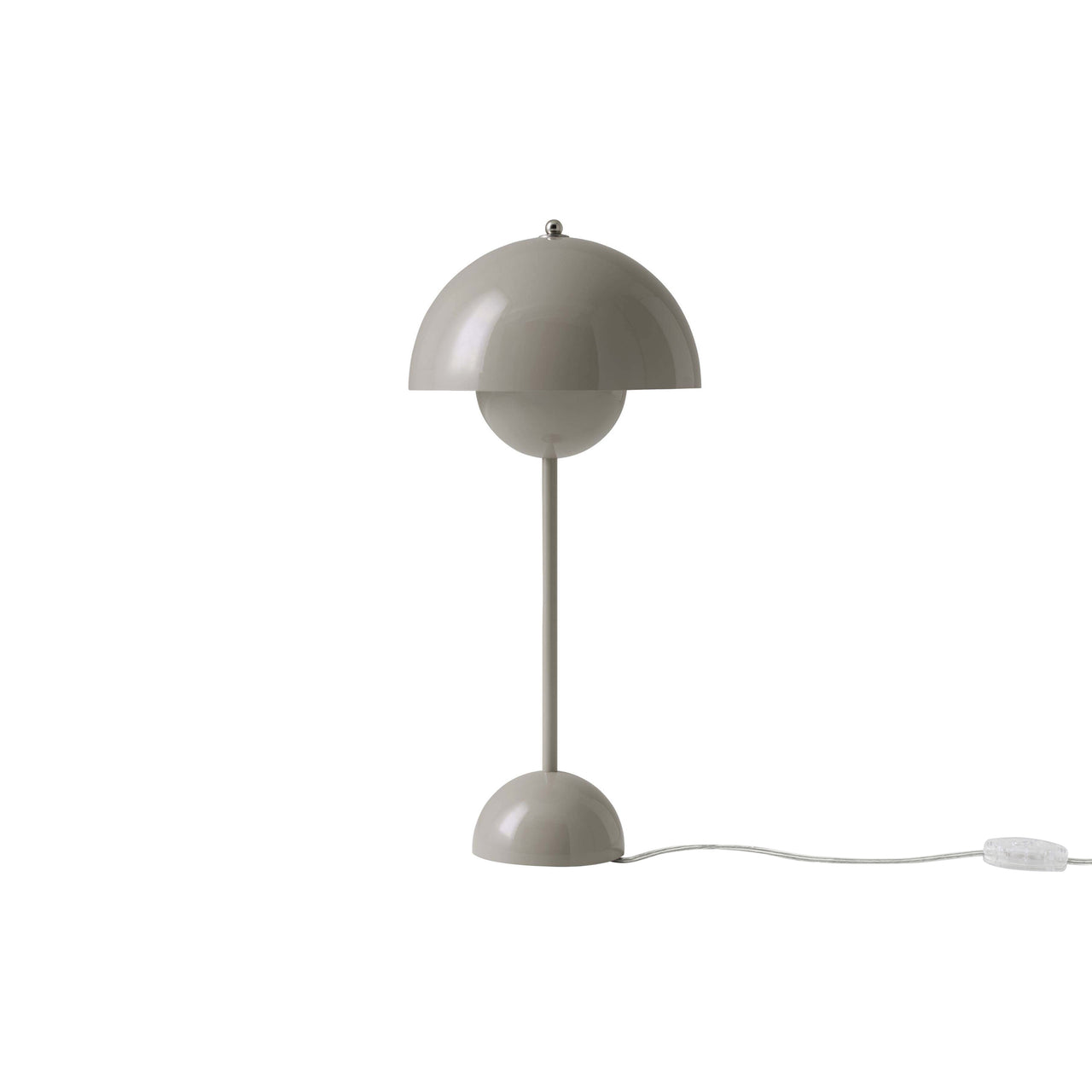 FlowerPot VP3 Table Lamp: Grey Beige