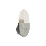 Slab Wall Lamp: Grey Wool