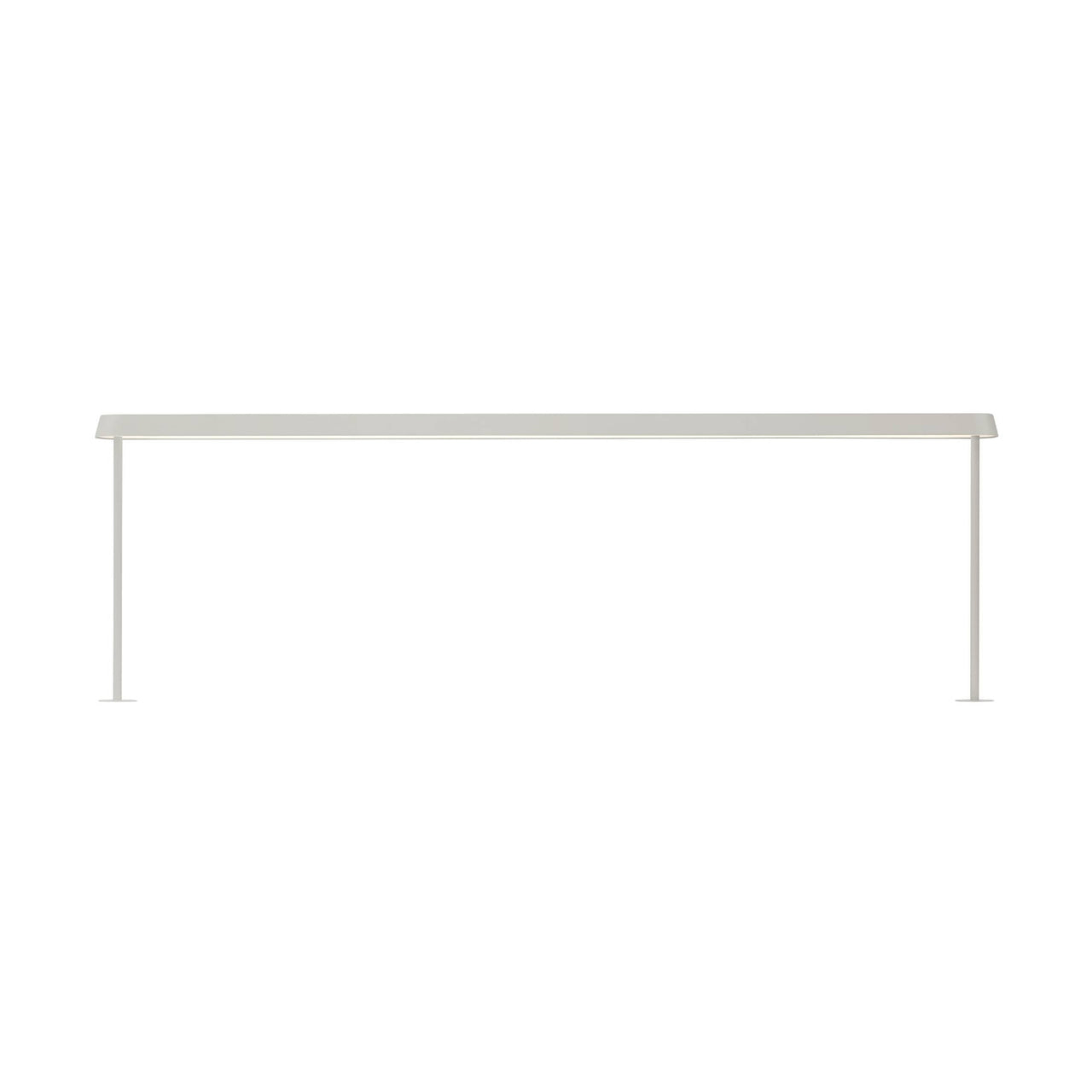 Linear Mounted Table Lamp: Long + Grey
