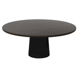Container Round Table: XXL + Grey stained + Black