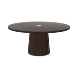 Container Round Table: Extra Large + Bodhi Cover + Grey Stained with Hole + Cinnamon