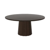 Container Round Table: Extra Large + Bodhi Cover + Grey stained + Cinnamon
