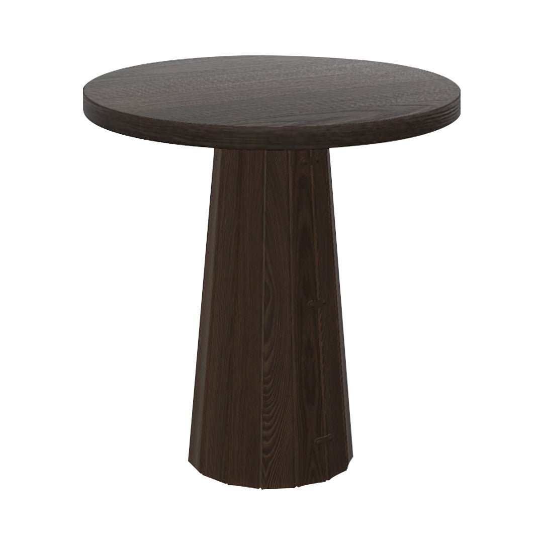 Container Round Table: Extra Small + Bodhi Cover + Grey Stained + Cinnamon