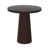 Container Round Table: Extra Small + Bodhi Cover + Grey Stained + Cinnamon