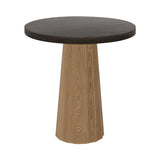 Container Round Table: Extra Small + Bodhi Cover + Grey Stained + Natural Oil