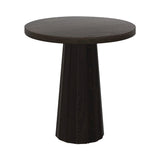 Container Round Table: Extra Small + Bodhi Cover + Grey Stained + Wenge