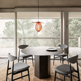 Gent Dining Chair: Wood Base + Fully Upholstered