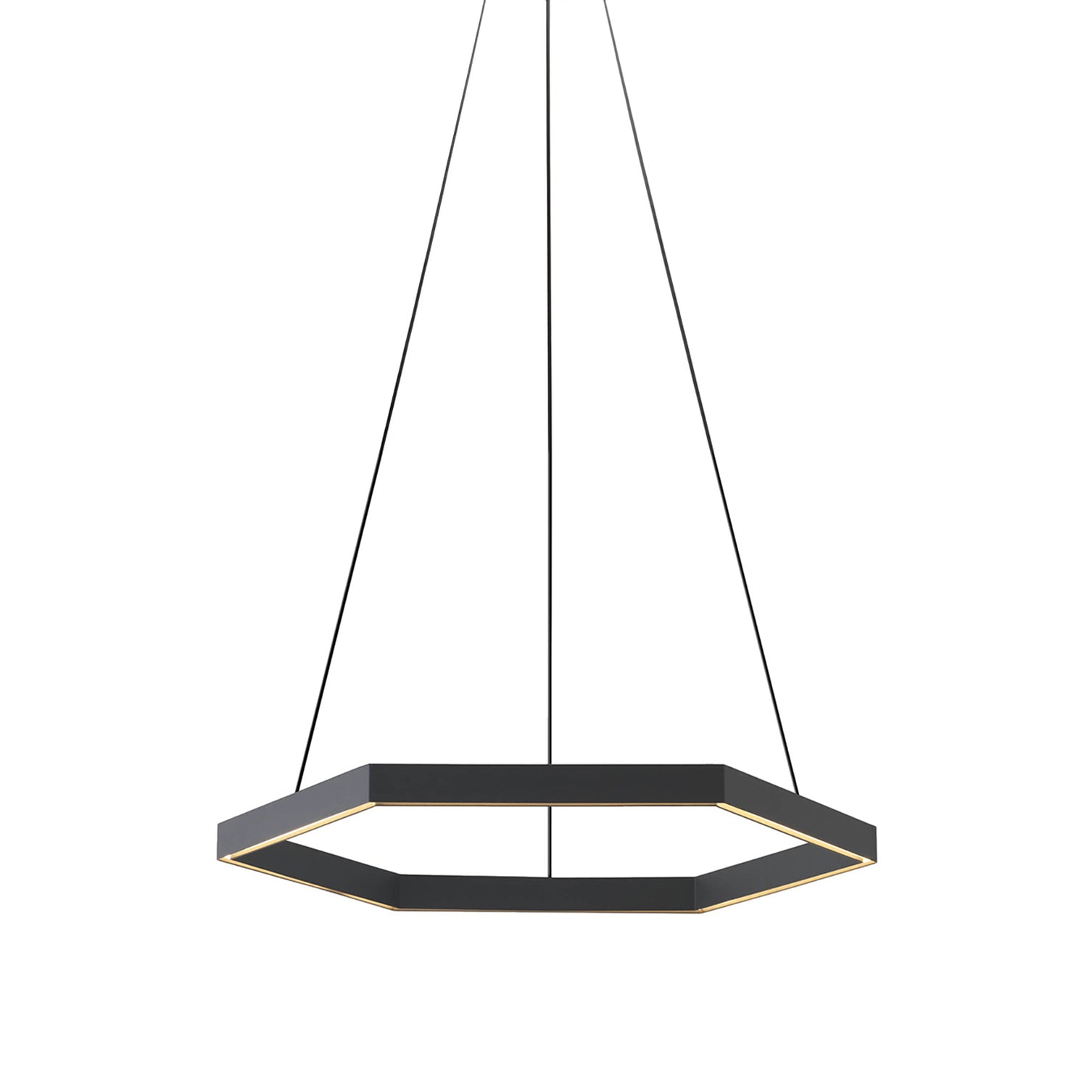 Hex 1000 Pendant Light: Black