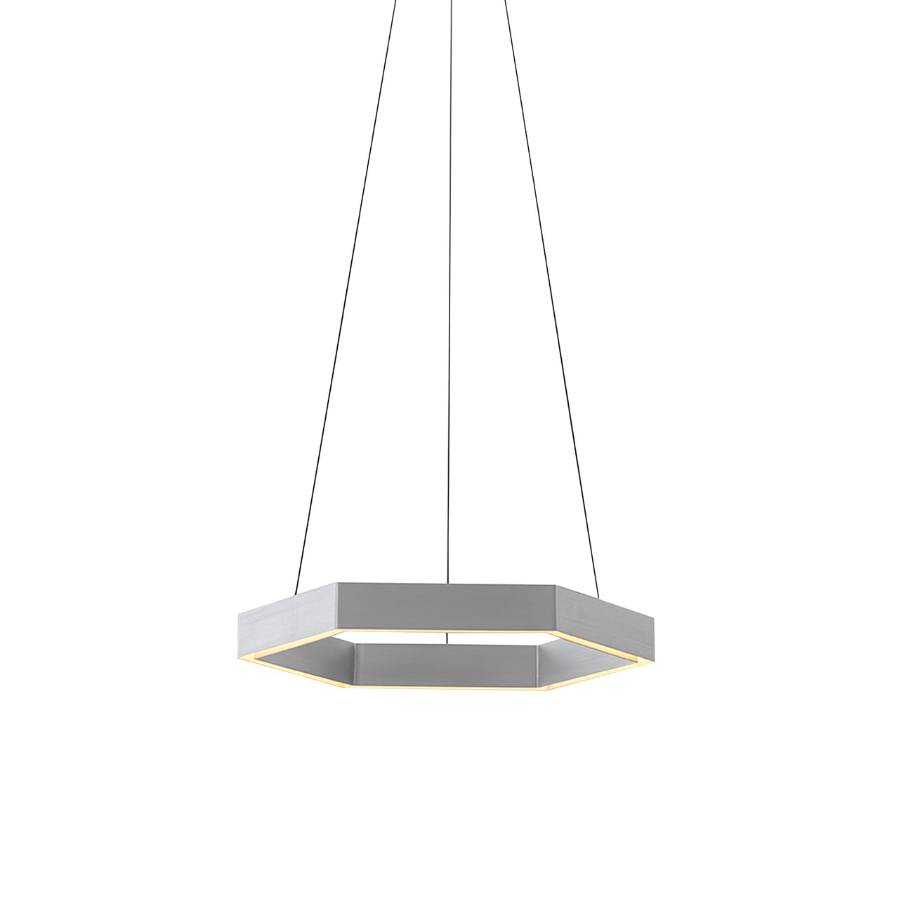 Hex 500 Pendant Light: Aluminum