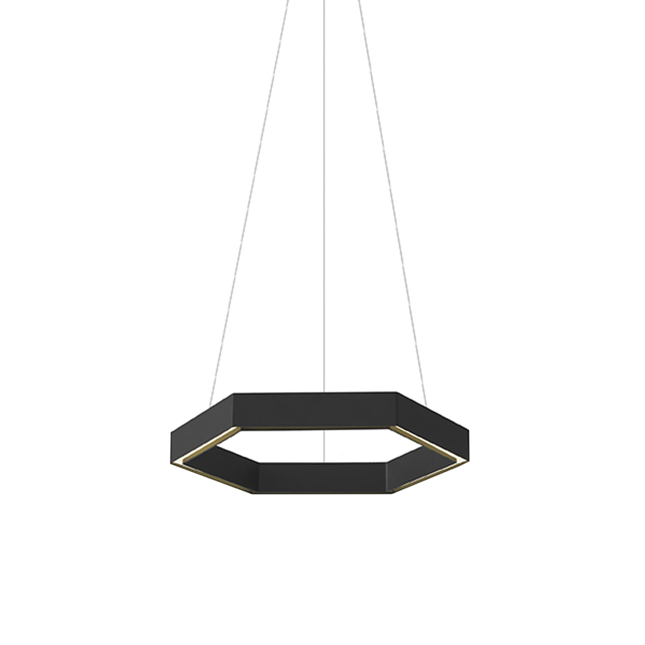 Hex 500 Pendant Light: Black