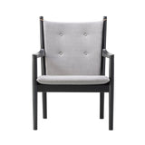 Wegner 1788 Easy Chair: Black Lacquered Oak